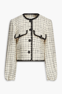 Cotton-Blend Tweed Jacket from Veronica Beard