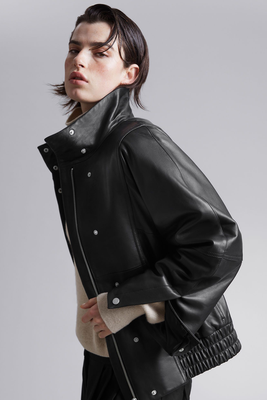 Oversized Leather Jacket from & Other Stories