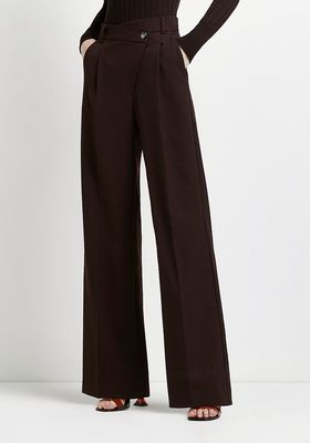 Wide Leg Pleated Trousers from River Island