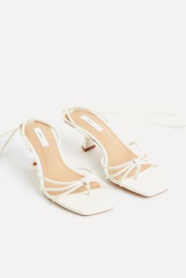 Strappy Leather Sandals from H&M