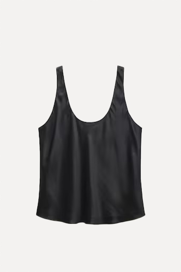 Silk Top With Straps from MANGO