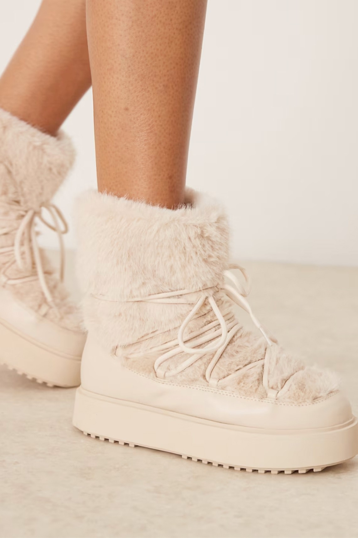 Fluffy Snow Boots from New Look