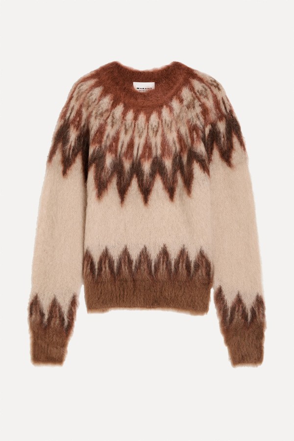 Natania Fair Isle Mohair-Blend Jumper from Isabel Marant Étoile