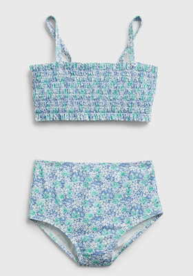 Kids Recycled Floral Smocked Swim Two-Piece from GAP