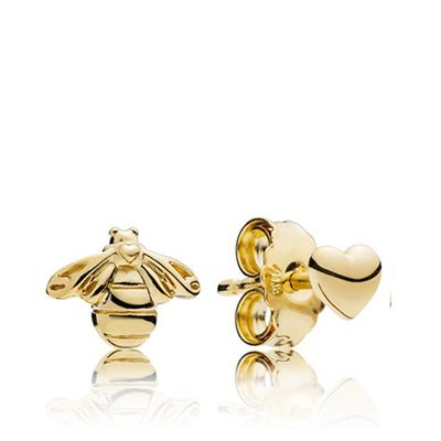Hearts & Bee Stud Earrings