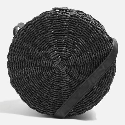 Barbar Straw Circle Cross Body bag from Topshop