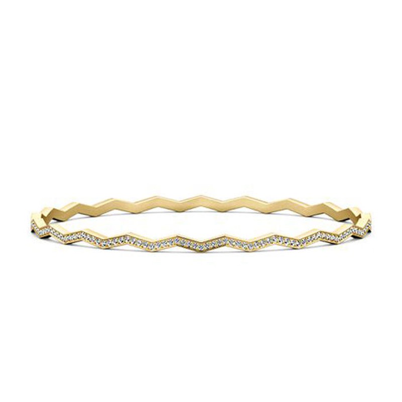 Connections Medium Stacking 1 Diamond Round Ring