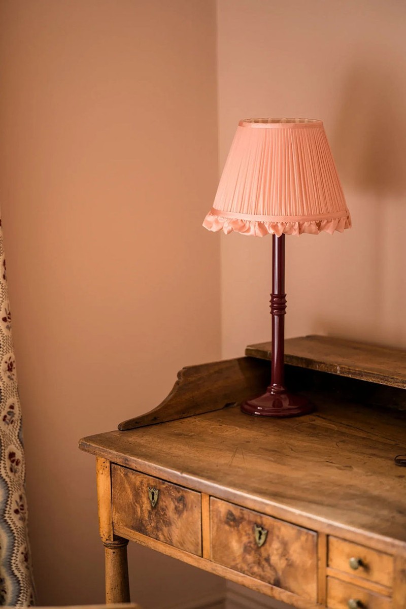 The Silk Frill Lampshade from Imogen Pope London