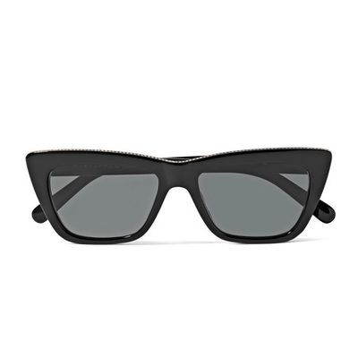 Chain-Embellished Cat-Eye Sunglasses from Stella McCartney