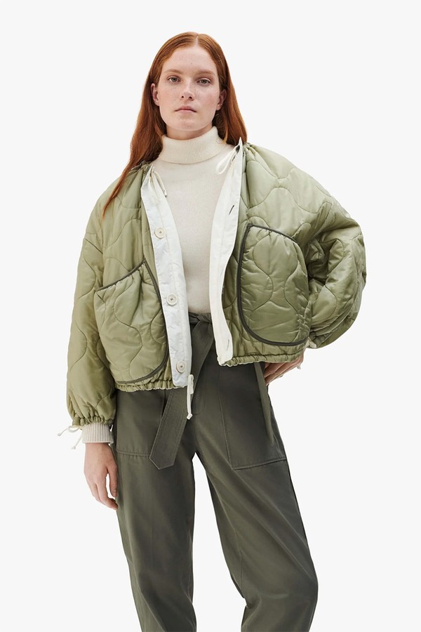 Parachute Quilted Reversible Bomber from Marfa Stance
