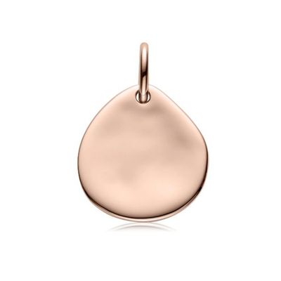 Siren Small Pendant Charm in Rose Gold