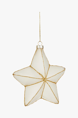 Winter Fairytale Frosted Star Bauble