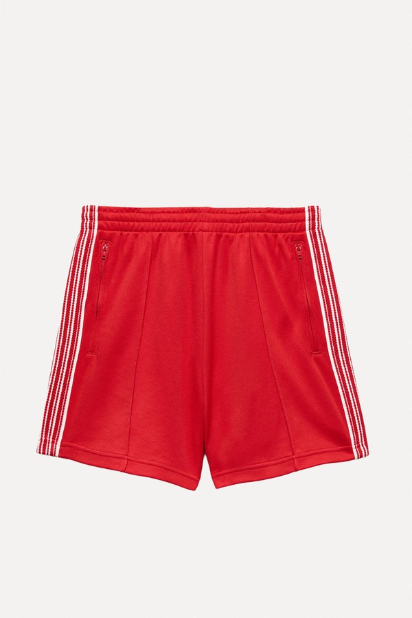 Cotton Rich Side Stripe Shorts from Marks & Spencer