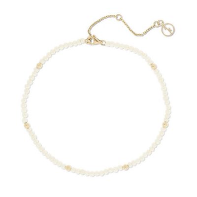 14-Karat Gold Pearl Anklet from Anissa Kermiche