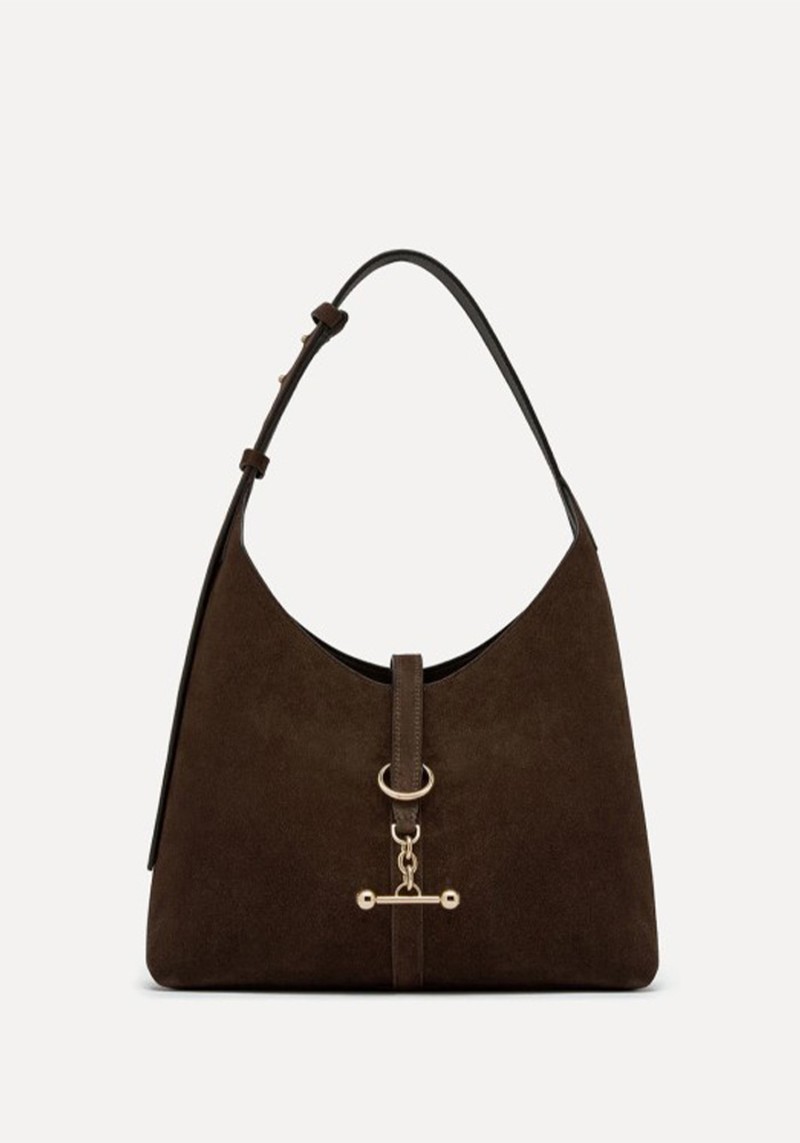 Kite Hobo Maxi Suede Shoulder Bag*
