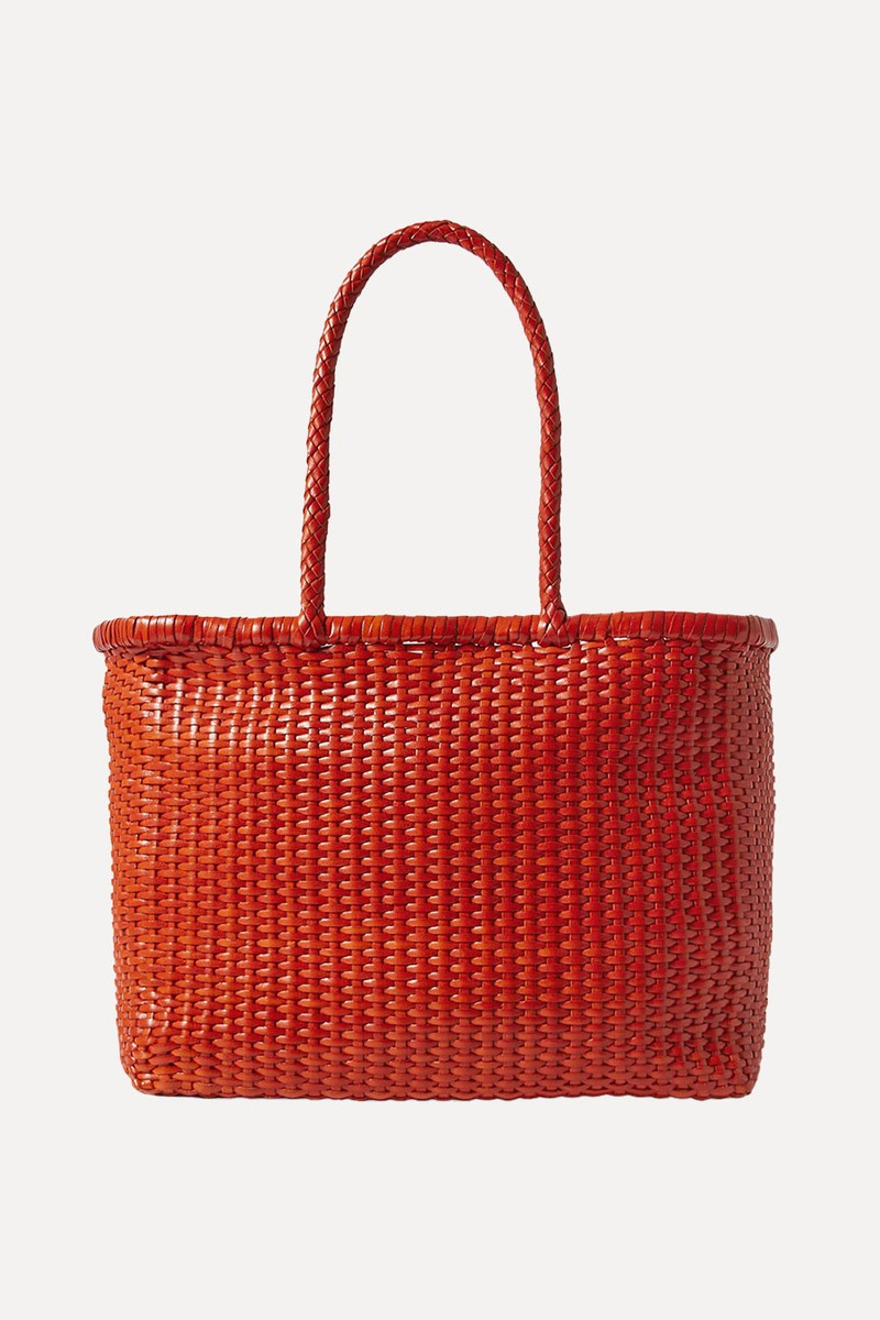 B Weave Big Woven Leather Tote from Dragon Diffusion