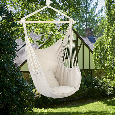 Cotton Canvas Hanging Rope Chair