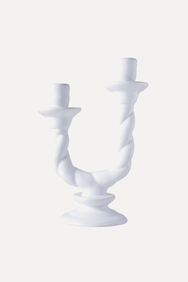 Vela Double Ceramic Candlestick from Issy Granger