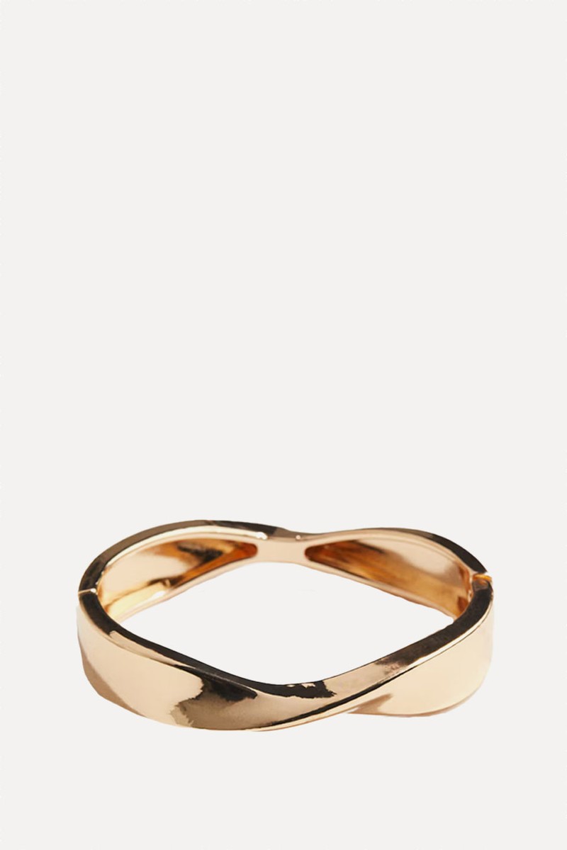 Twisted Hinged Bangle