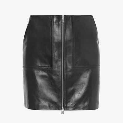 Sally Leather Skirt