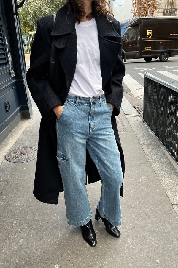 Le Apt Back Slit Jeans 