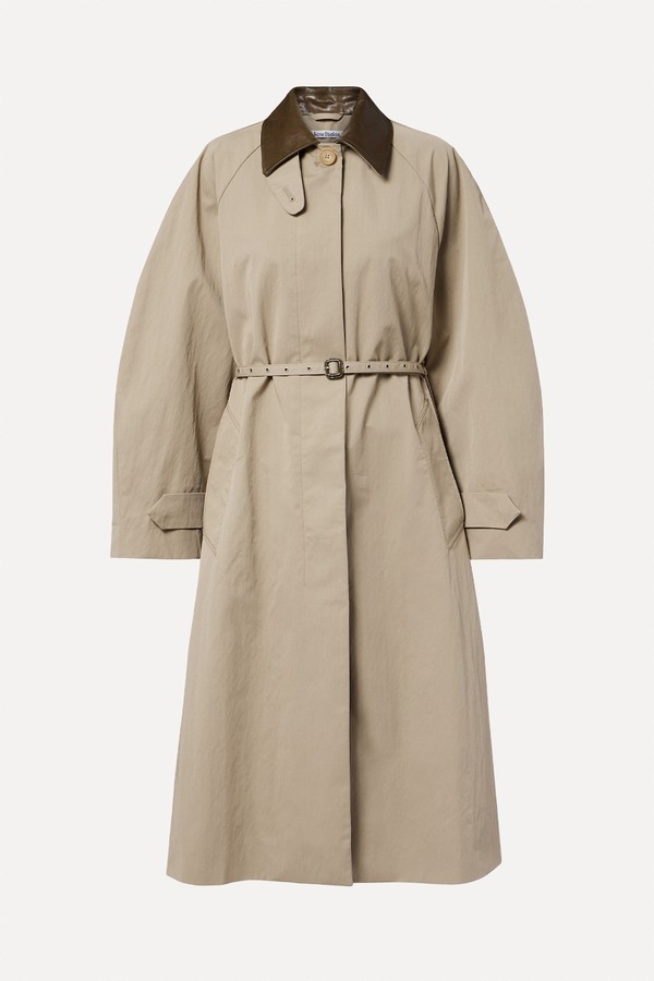Cotton-Blend Technical Trench Coat from Acne Studios