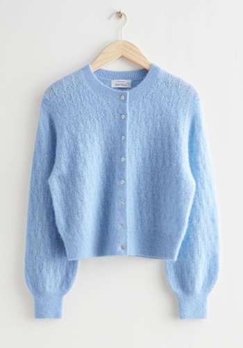 Heart Button Knit Cardigan from & Other Stories