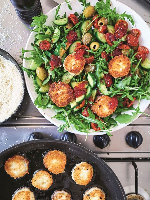 Breaded Goat's Cheese Salad