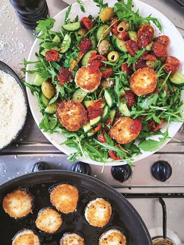 Breaded Goat's Cheese Salad