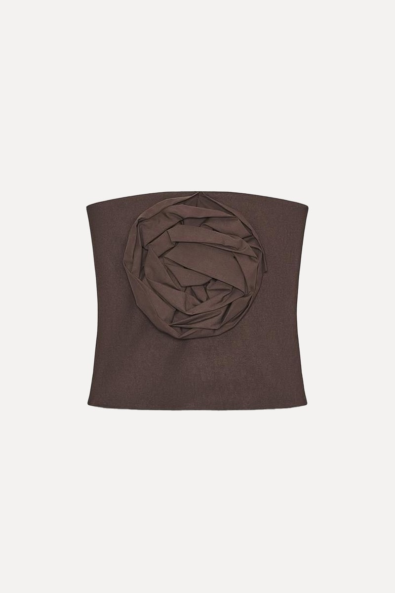 Flower Bandeau Top