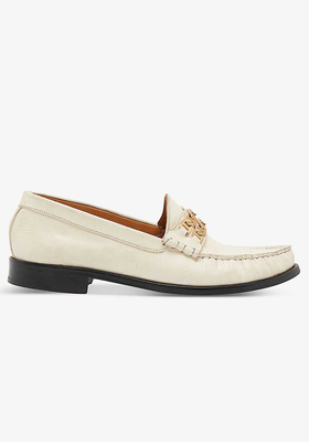 Max Chain-Trim Leather Loafers from Sandro
