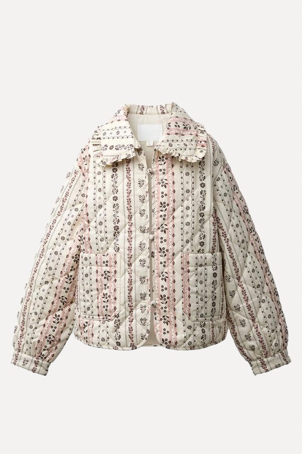 Printed Padded Jacket from Zara