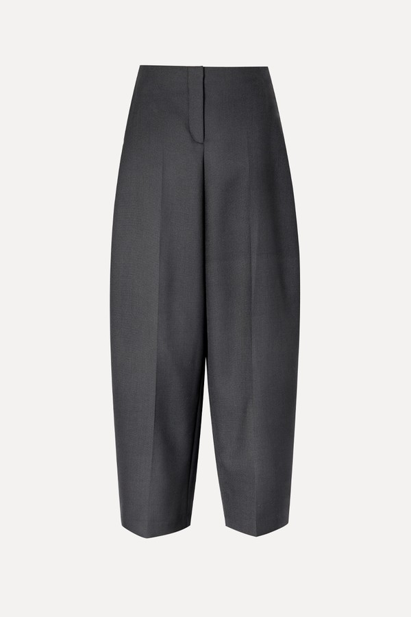 Wool-Blend Suit Trousers