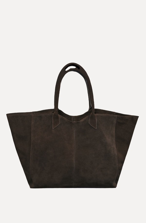  Premium Suede Bonded Tote Bag from ASOS DESIGN