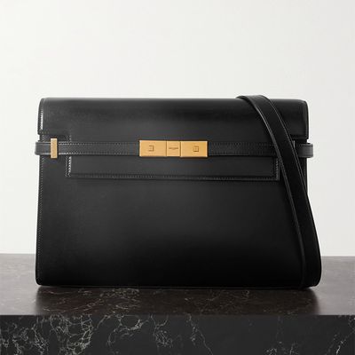 Manhattan Leather Shoulder Bag from Saint Laurent