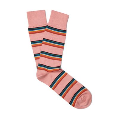 Striped Cotton Blend Socks from Paul Smith