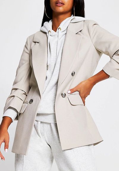 Button Front Blazer