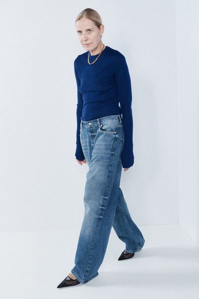 Drop Organic-Cotton-Blend Low-Rise Baggy Jeans from Raey