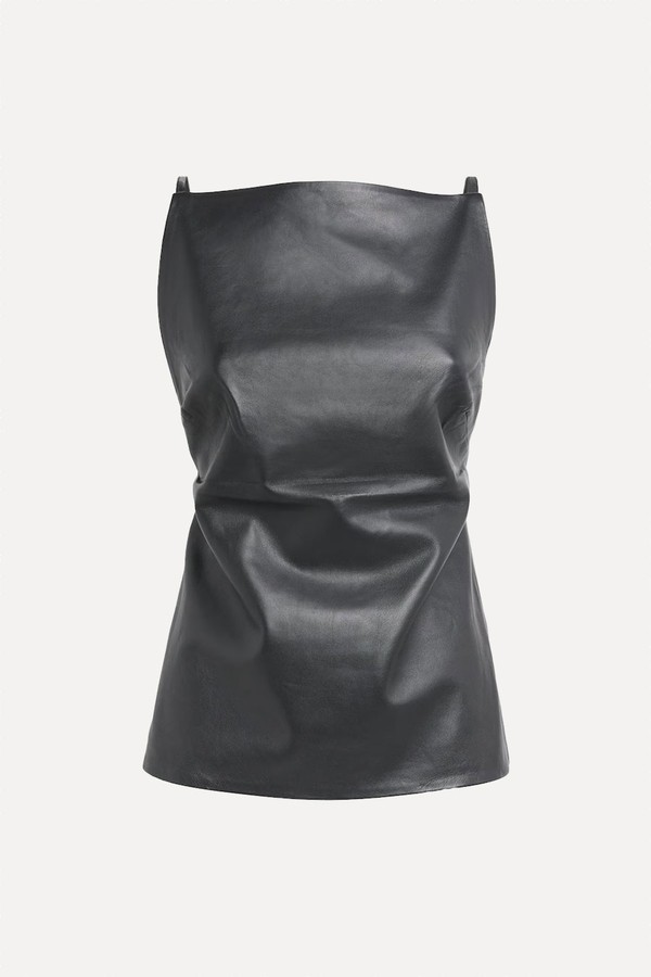 Lambskin Square-Neck Camisole from St. Agni