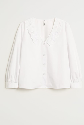 Double Baby Collar Shirt from Mango