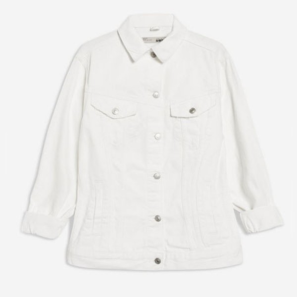 White Denim Jacket from Topshop