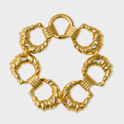 ‘Lyun’ Gold Plated Bracelet from Paul Smith