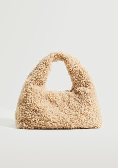 Shearling Bag from Mango