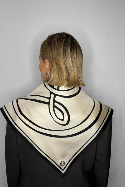 Monogram Large Scarf from Le Scarf