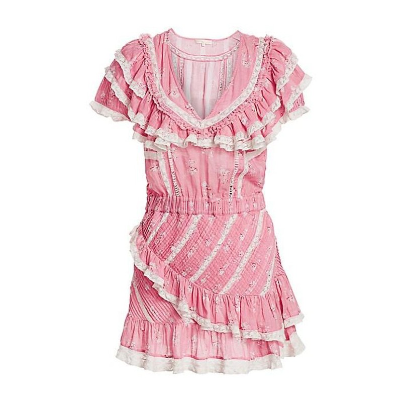 Bonita Ruffles And Lace Dress from Love Shack Fancy