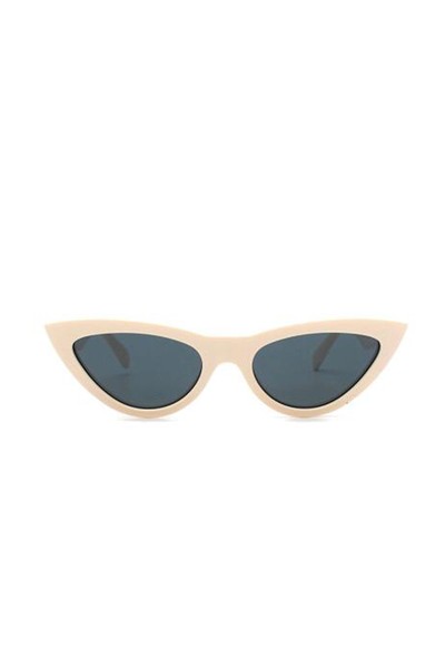 Beige Acetate Cat Eye Sunglasses from Celine