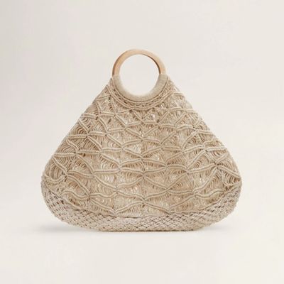 Jute Handbag from Mango