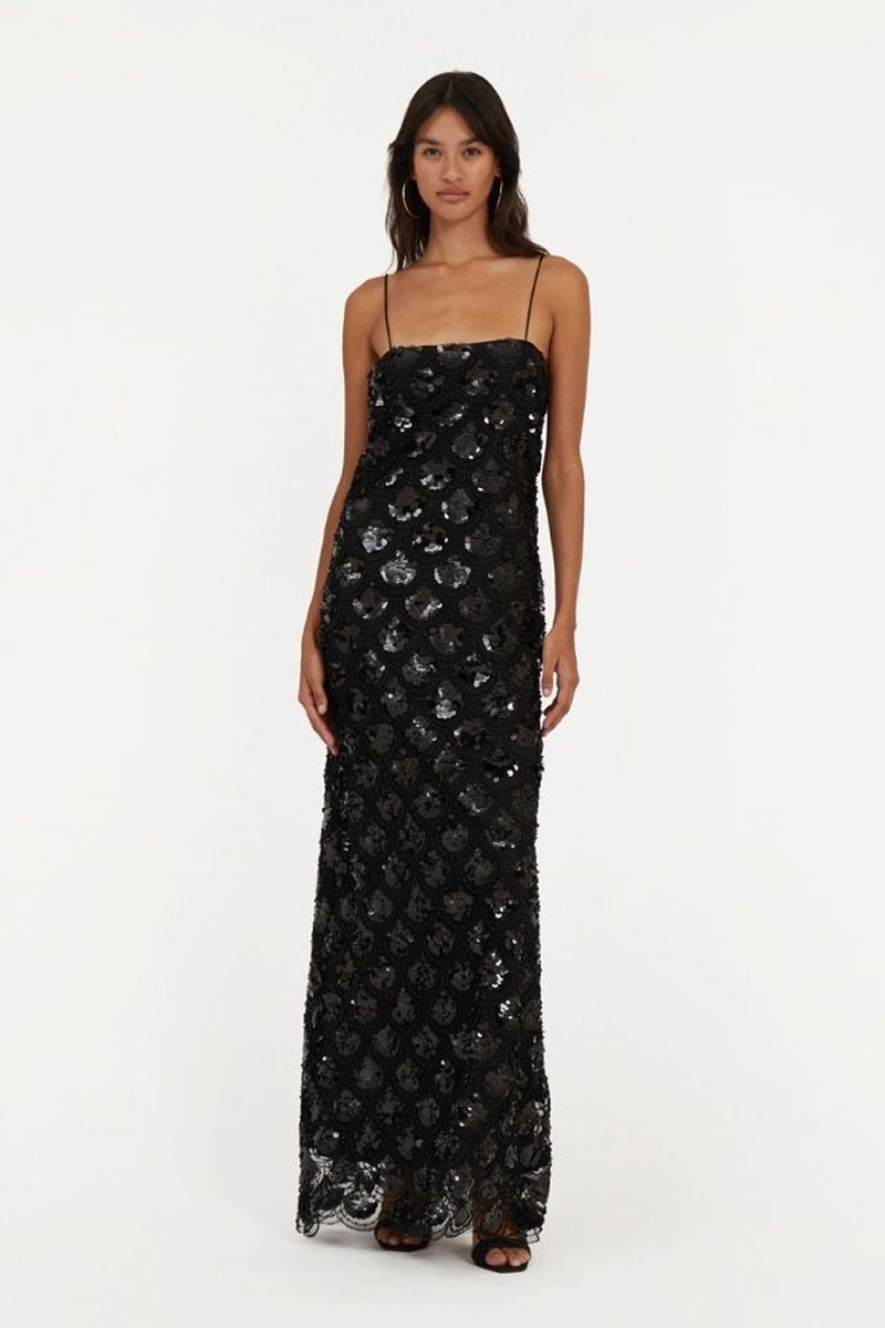 Sequins Maxi Slip Dress from Rotate Birger Christensen