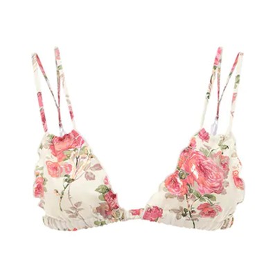 Veruschka Printed Cotton Triangle Bra