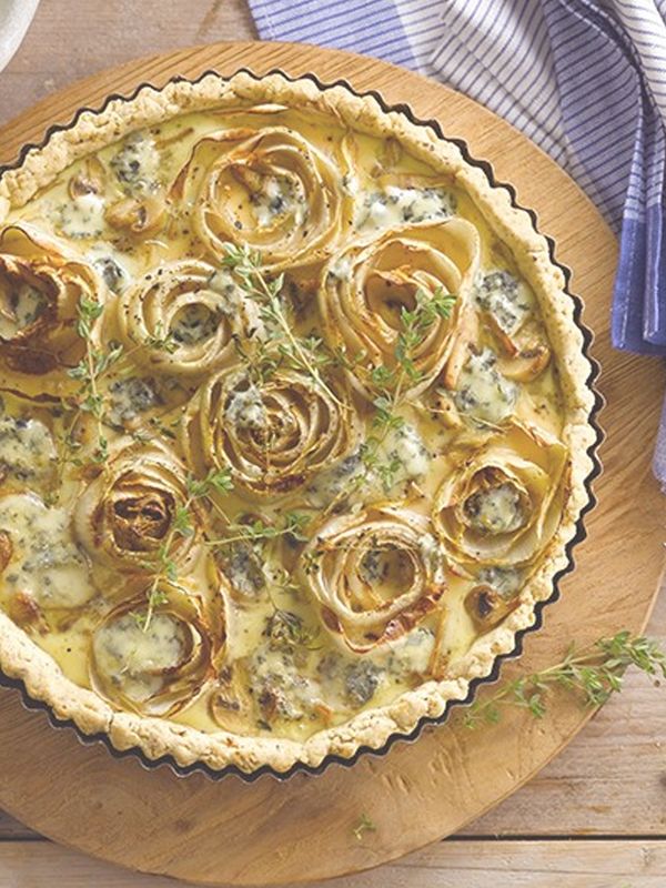 Blue Cheese & Chicory Quiche